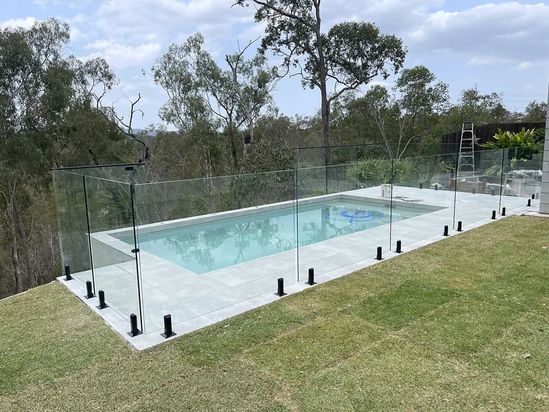 GA Fencing frameless glass pool fencing project